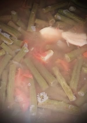 Foto resep Sayur asem kacang panjang