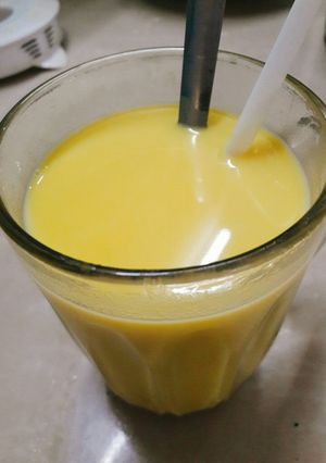 Hình của món Sữa bí ngô.