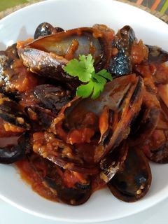Una foto de Mejillones a la marinera
