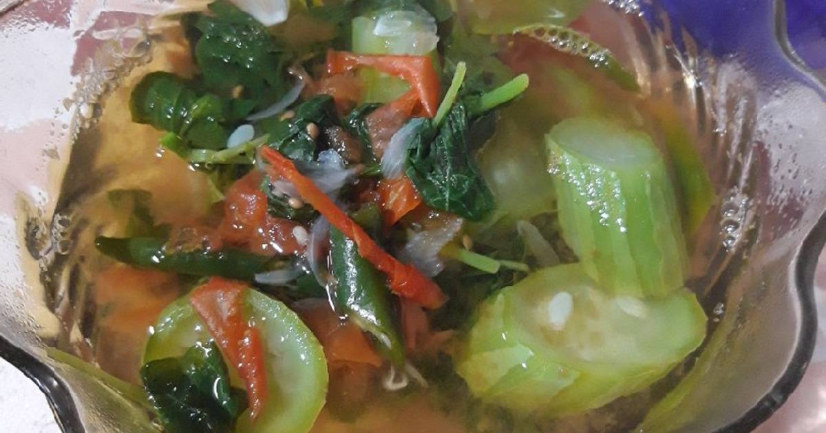 Resep Sayur Bening Gamyam Gambas Bayam Oleh Asnah Cookpad