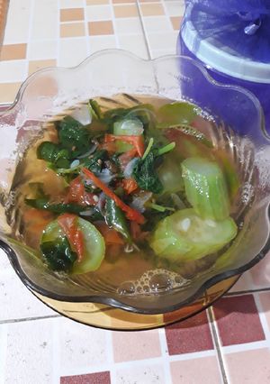 Foto resep Sayur bening gamyam(gambas bayam)