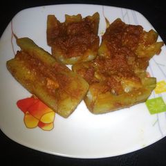 A picture of Masala Bottle Gourd.
