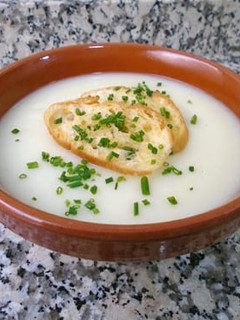Una foto de Crema de coliflor