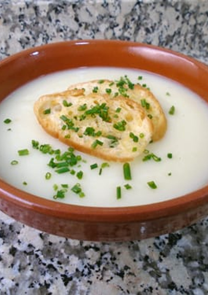 Una foto de Crema de coliflor