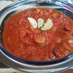 A picture of My Hot Chilli Spicy Sausage & Lime 😀.