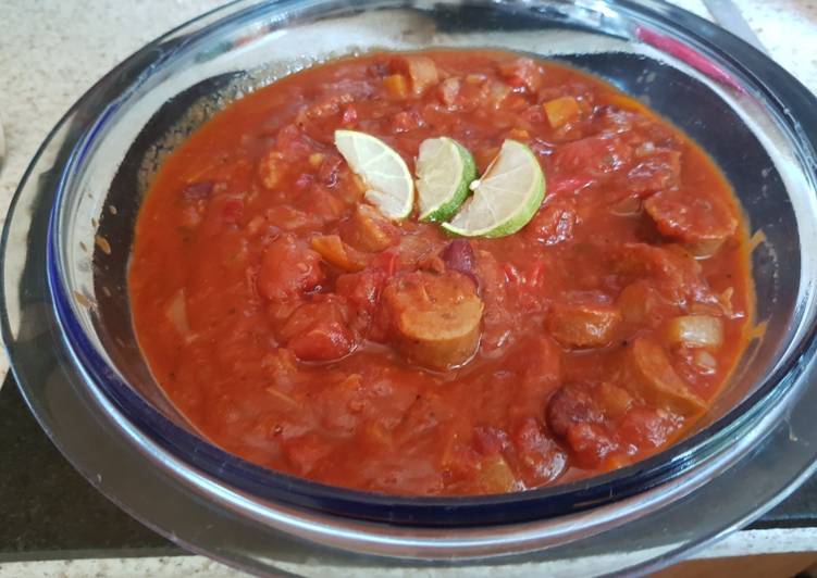 Recipe of Favorite My Hot Chilli Spicy Sausage &amp; Lime 😀