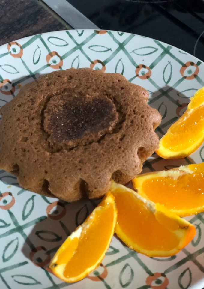 Una foto de Magdalenas de naranja y limón