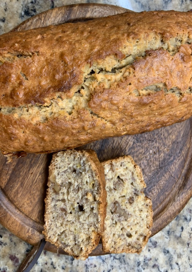 Una foto de Pan de banana y avena