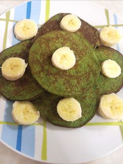 Una foto de Panqueques de espinacas