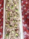 Tiradito de Reineta con Salsa de Tomillo e Hinojo