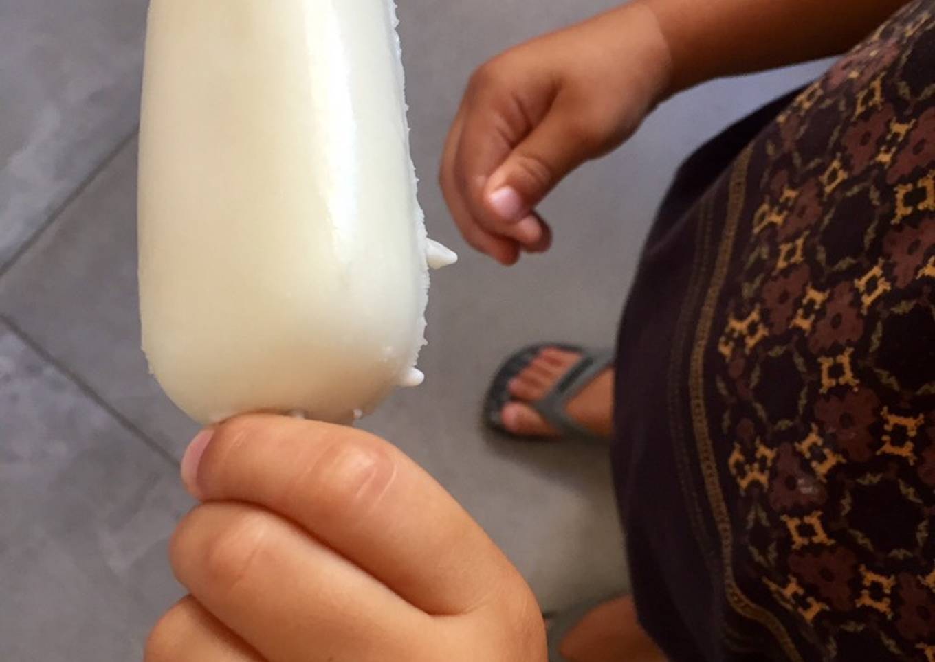 Picolé de coco facilísimo en molde Lékué