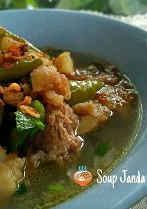 Foto resep Soup Janda Ala Yu Darmi #Ketofood