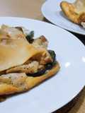 Pastel berenjenas y pollo