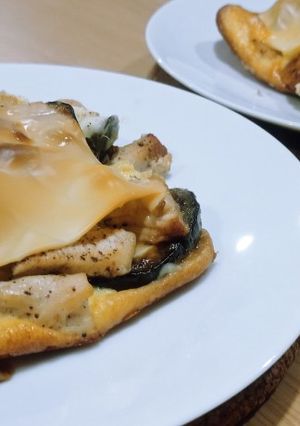 Una foto de Pastel berenjenas y pollo