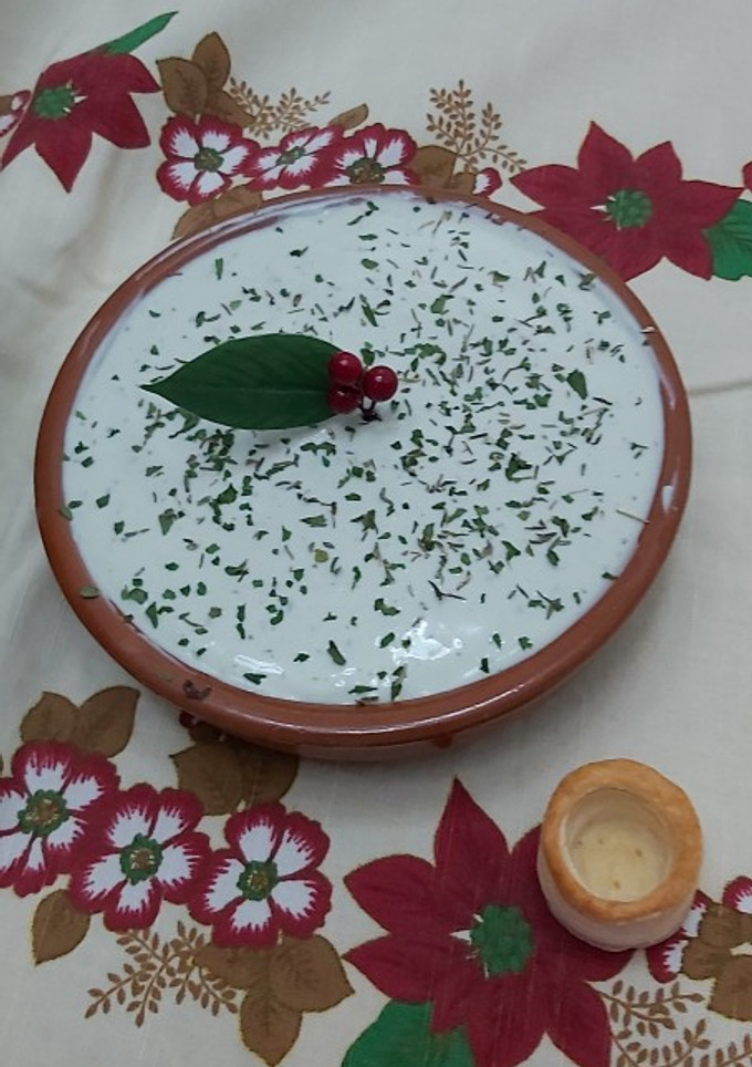 Una foto de Crema de queso azul especial
