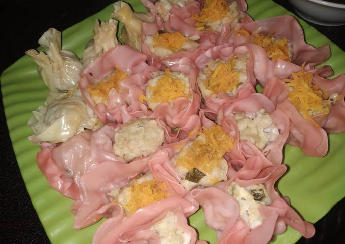 Cara Gampang Menyiapkan Siomay ayam / cumi, Bikin Ngiler