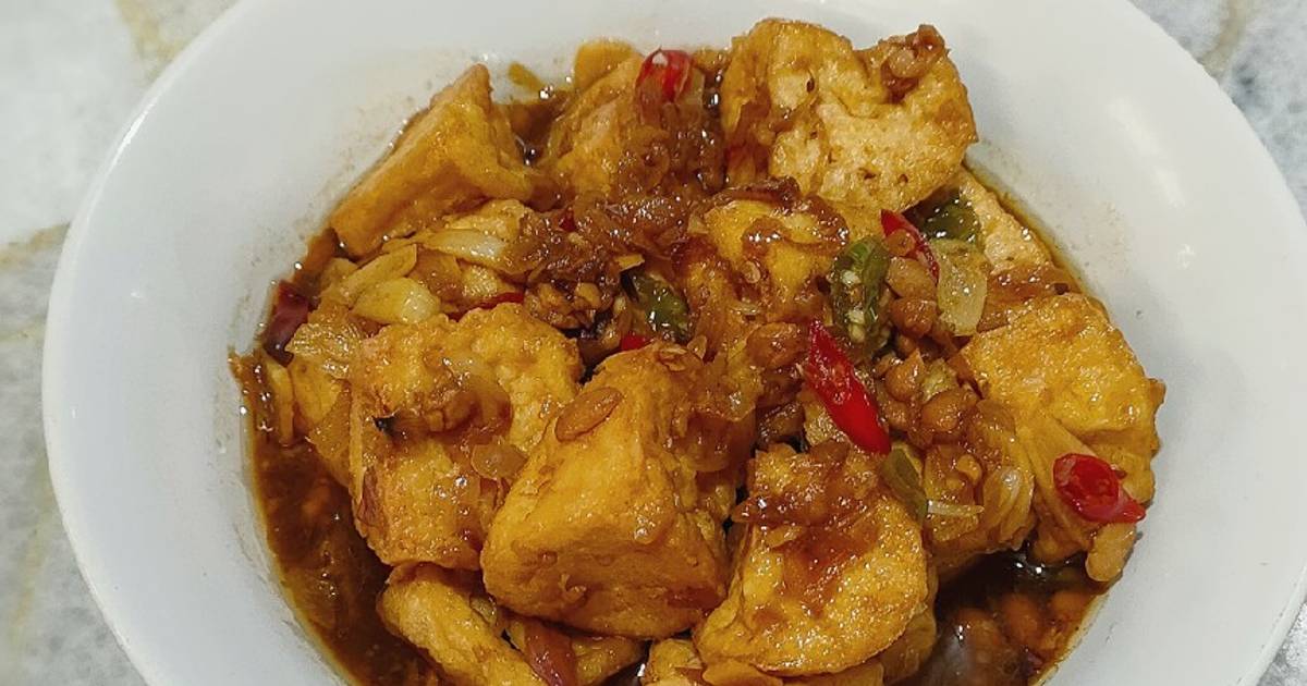 Resep Tumis Tahu Kecap Tauco Oleh Andarani Cookpad 