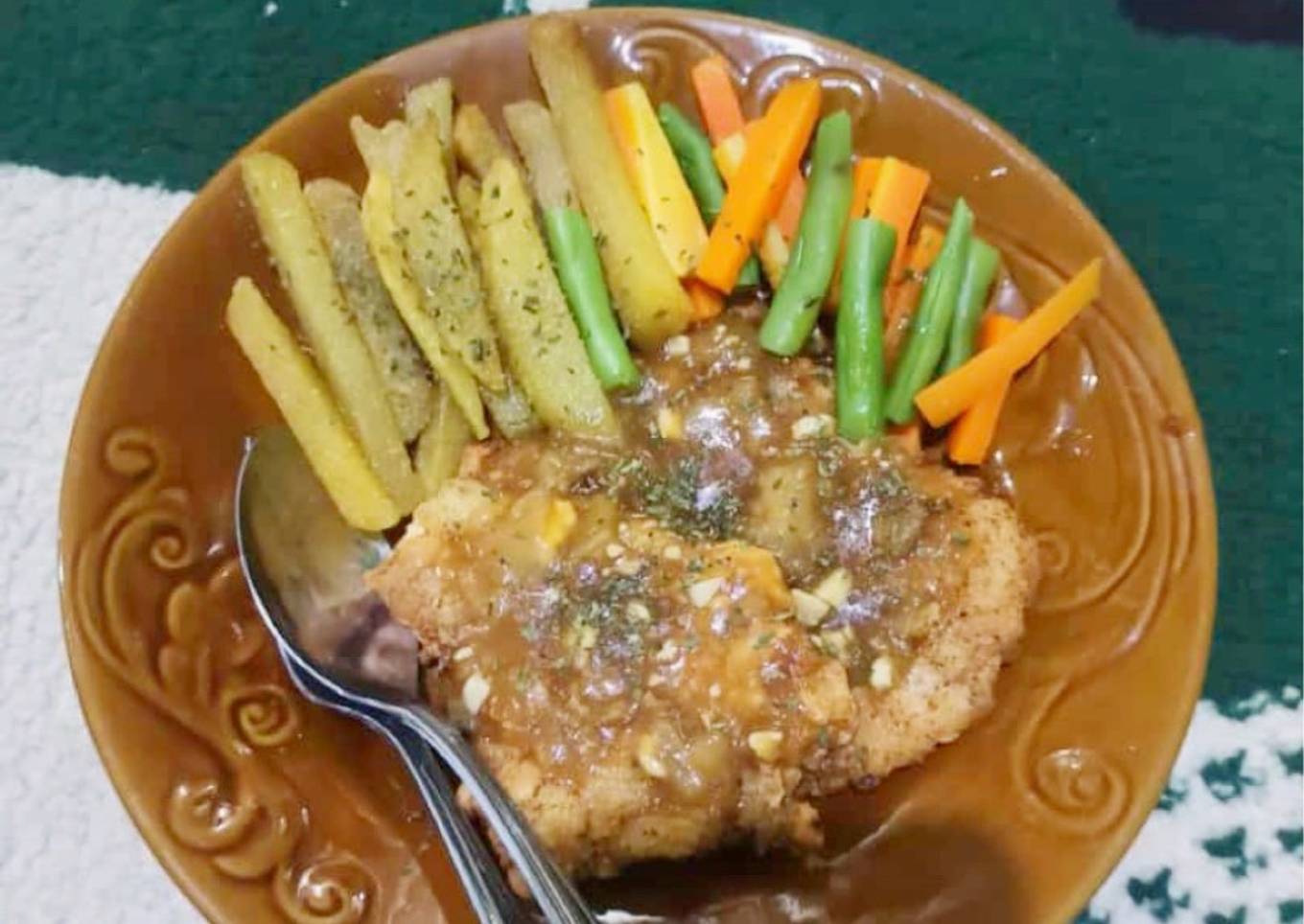 Chicken steak homemade