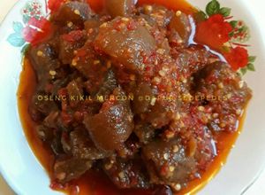 Foto resep Oseng Kikil Mercon