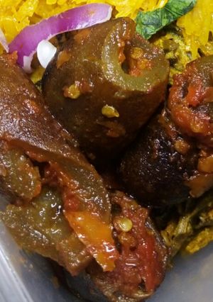 A picture of Peppered kpomo.