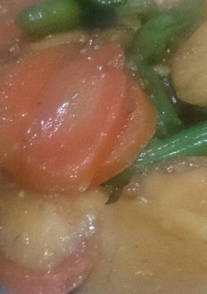 Foto resep Tumis Buncis Wortel Bakso Udang