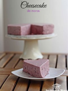 Una foto de Cheesecake de moras