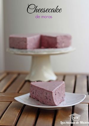 Una foto de Cheesecake de moras
