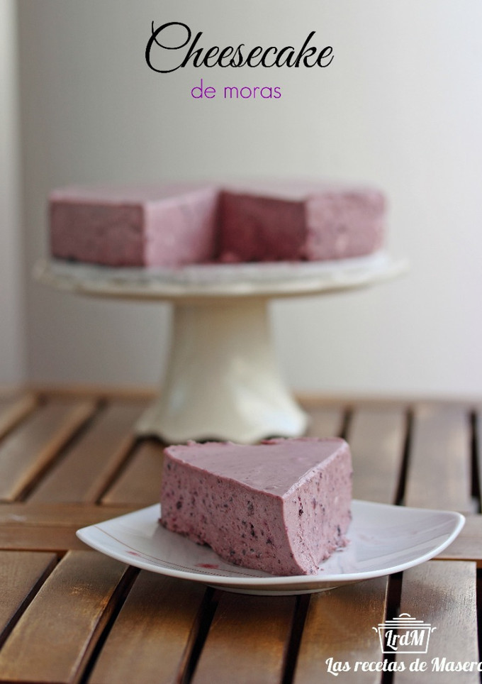 Una foto de Cheesecake de moras