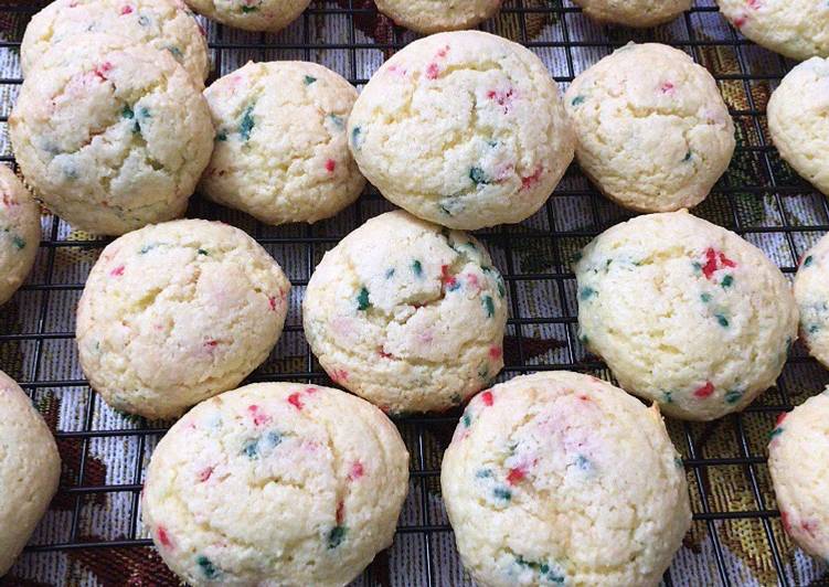 Cake Mix Birthday Cake Cookies Or Holiday cake cookies