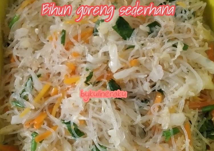 Bihun Goreng Sederhana