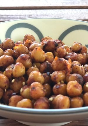 Una foto de Garbanzos salteados con especias!