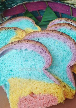 Foto resep Roti tawar rainbow