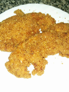 Una foto de Filetes de pechuga de pavo rebozados con harina de kikos