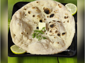 A picture of Dhaba Style Tandoori Roti without Tandoor.