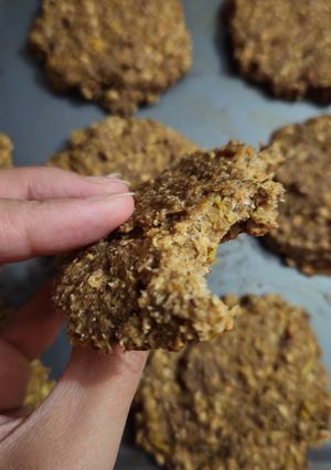 Una foto de Galletas de Manzana y Avena con Azúcar Mascabo