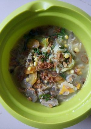 Foto resep Capcay jamur kancing dan bakso
