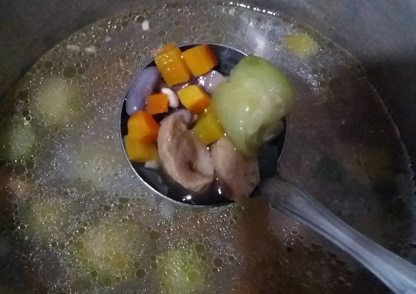 Sup Gambas bakso sapi