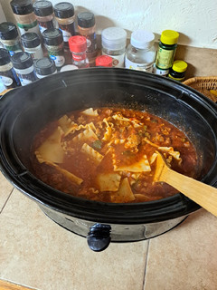 A picture of Lasagna Soup - Slow Cooker.