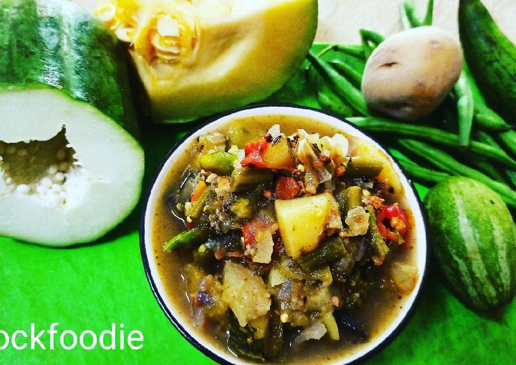 Recipe of Favorite Vegetables Santula