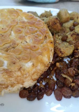 عکسی از دستور رشته پلو با گوشت قلقلی