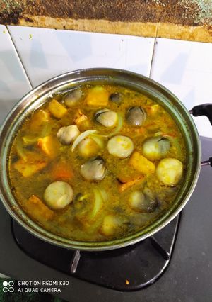 Hình của món Cà ri chay.