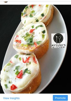 A picture of Moimoi with steamed egg.