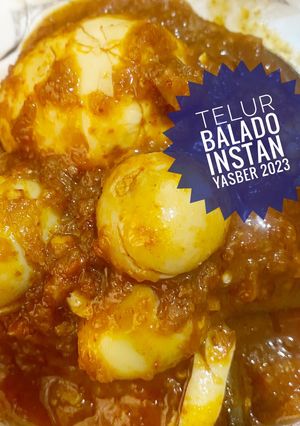 Foto resep Telur balado instan