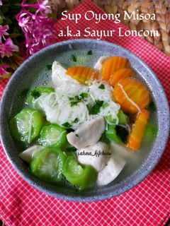 Foto resep 39.Sup Oyong Misoa a.k.a Sayur Loncom