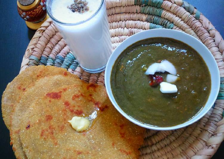 Recipe of Speedy Makki ki roti Sarso da saag