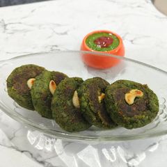 A picture of All time favourite - Cheese stuffed Hara bhara Kebab.