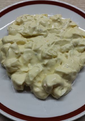 Majonézes krumpli saláta recept fotója