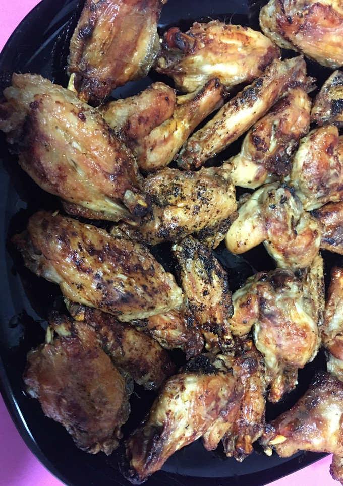 Una foto de Alitas pollo al horno