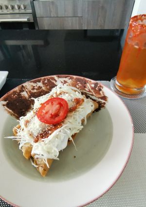 A picture of Mexico City-Style Flautas (Alex's Recipe).