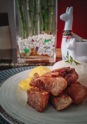 Una foto de Chicharrón de chancho